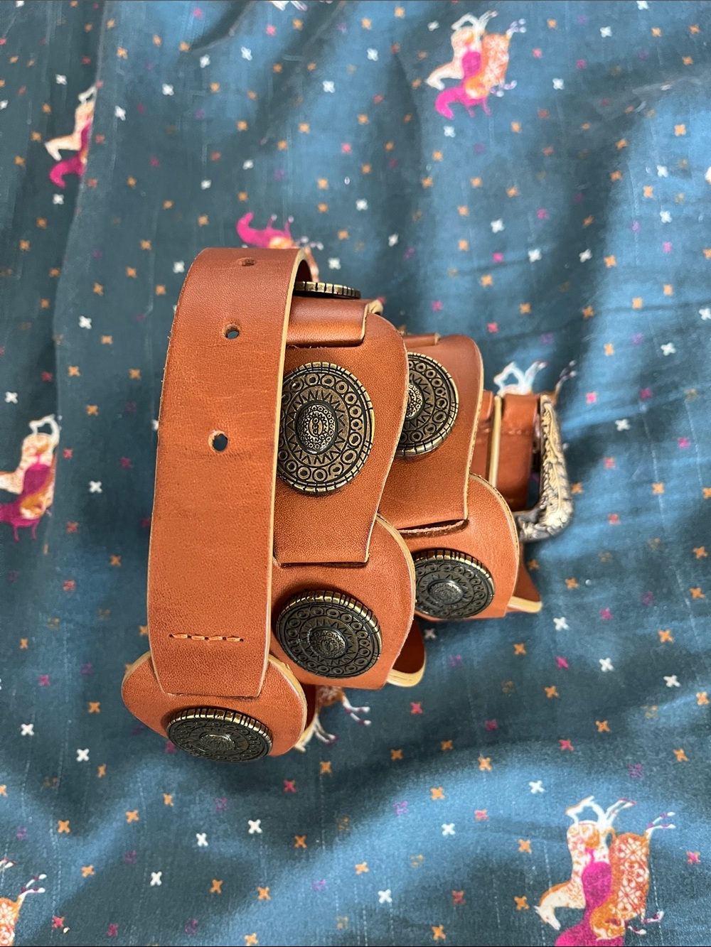Sezane Ellie Belt Cuir Naturel Héritage - Size 85 - Picture 3 of 6